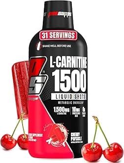 ProSupps® L-Carnitine 1500 Liquid Fat Burner, Stimulant Free Metabolic Enhancer, (31 Servings, Cherry Popsicle)