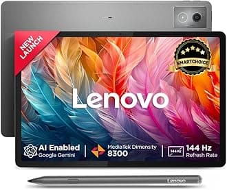 Lenovo {Smartchoice} Idea Tab Pro with Pen Plus|12.7" 3K Display|144 Hz Refresh|8 GB RAM, 128 GB ROM|AI-Enabled| MediaTek Dimensity 8300| Quad JBL Speakers| 10200 mAh Battery with 45 W Charger|WiFi 6e