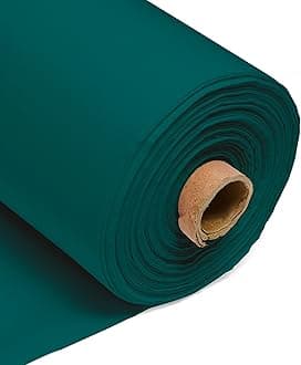Jade 100% Cotton Plain Fabric – 60 Inch 150cm Wide 150GSM Material - Sewing, Dressmaking, Quilting, Curtain Linings, Pillowcases & Totes by Discount Fabrics LTD - 5Metre