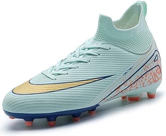 Football Boots Men Cleats Soccer Shoes Professional Spikes Football Competition Shoes Boys' Soccer Shoes Lace Up Training Sneakers