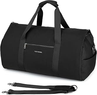seyfocnia Convertible Carry on Garment Bag for Women, Garment Bags for Travel with Shoe Pouch 2 in 1 Hanging Suitcase Suit Bag for Women Travel Duffle Bag Garment Bag
