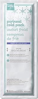 Medline Industries MDS148055 Deluxe Perineal Cold Packs with Adhesive, 4.5" x 14.25" (Pack of 24)
