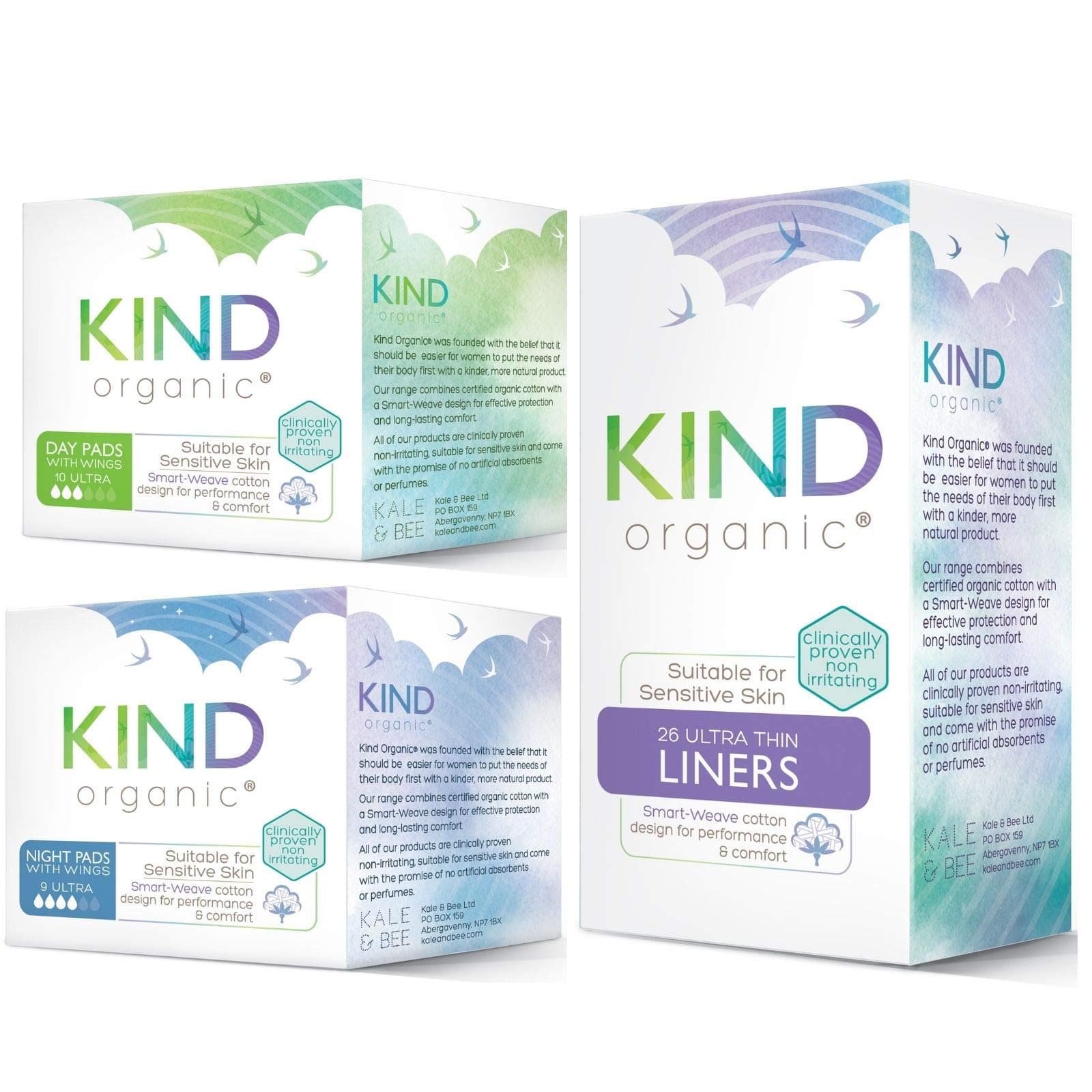 Kind Organic Day, Night PAD & Liner Bundle