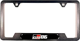 TOTOTA GR86 GR 86 Matte Black Stainless Steel License Plate Frame