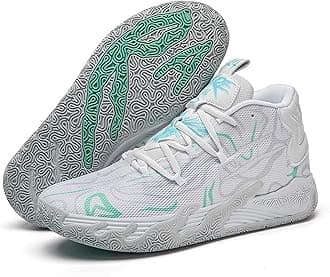 Uhclrr Men's Basketball Shoe - Anti Slip Outdoor Sports Shoe (39 EU, F7)