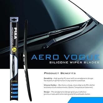 Piaa 96140 Aero Vogue Silicone Wiper Blade - 16"" 400mm (Pack of 1)"