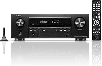 AVR-S670H Home Theater Receiver 5.2 Ch - UHD HDMI Receiver 8K (75W x 5), HEOS Streaming, Bluetooth, Wi-Fi, Dolby TrueHD, Dolby Pro Logic II and DTS HD