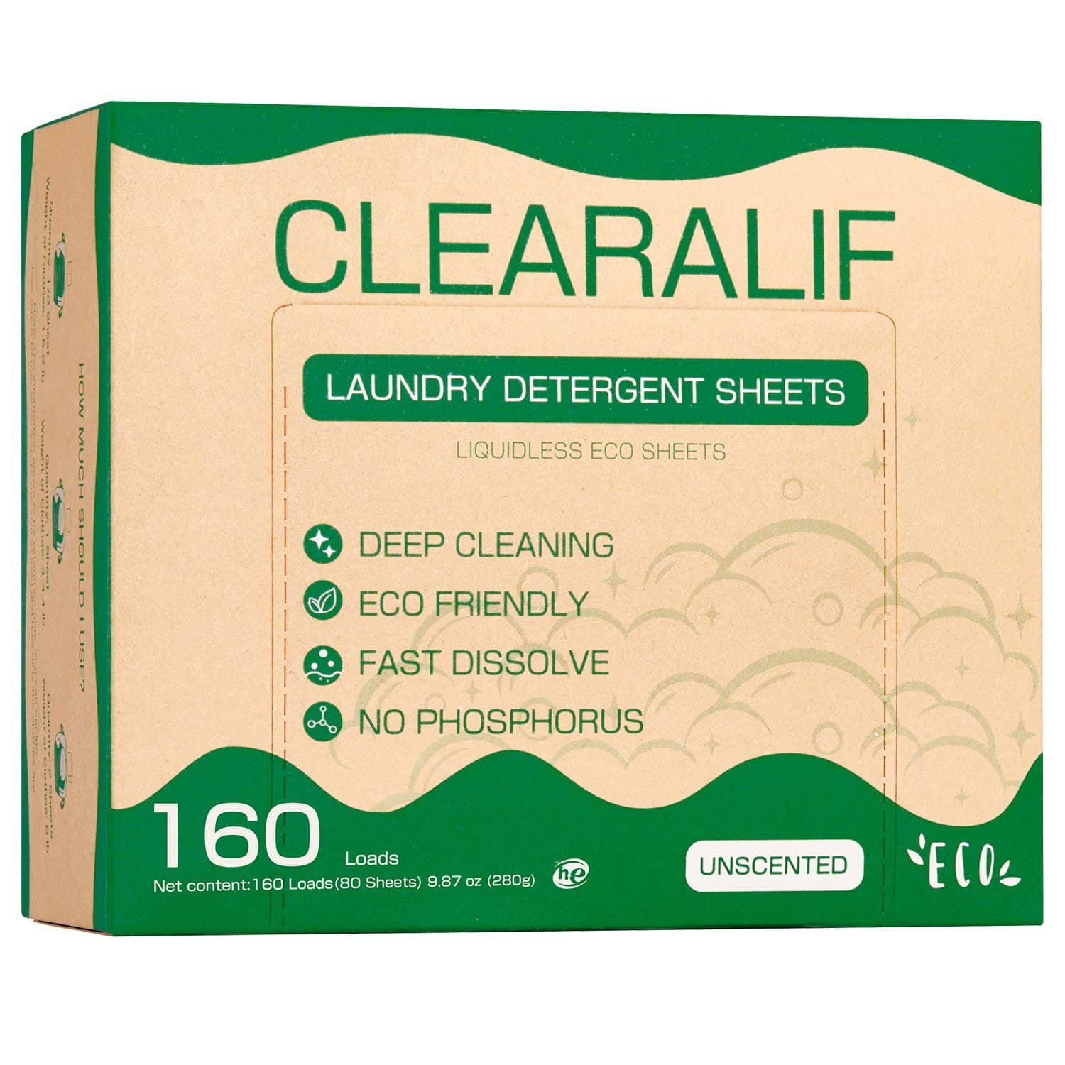 Laundry Detergent Sheets (160 Loads)
