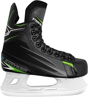 Stryker Soft Boot Senior Men's Boy's Kids Ice Hockey Skates - All Adult and Junior Sizes - Great for Recreational Skating
