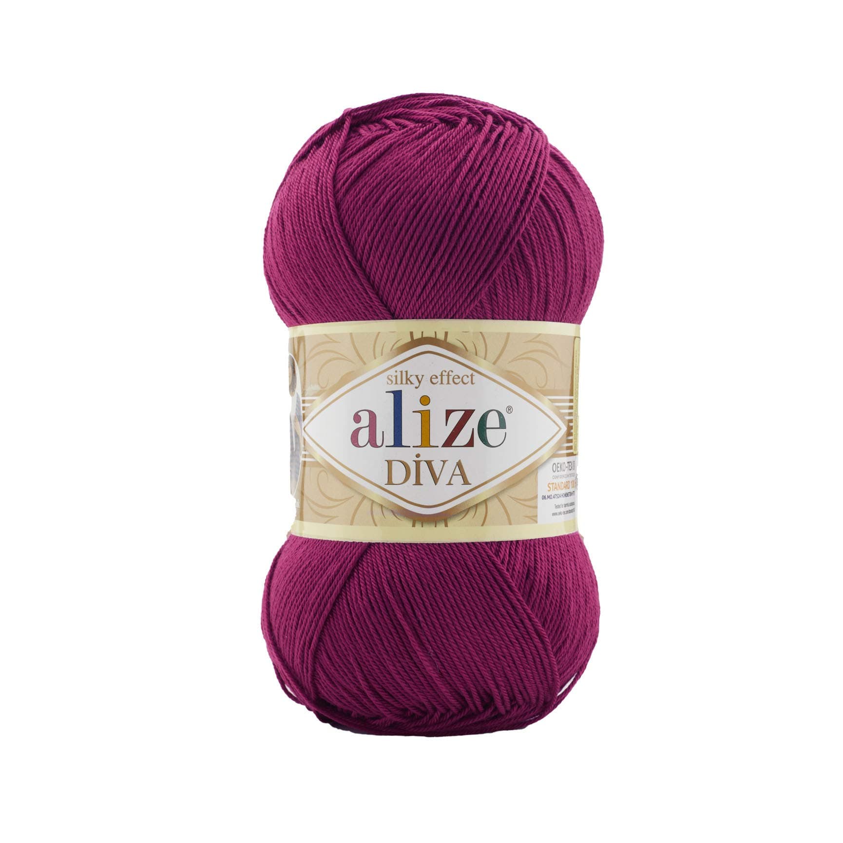 Alize Diva Silky Effect Hand Knitting Yarn 1PC (Color Pasque Flower no. 326)
