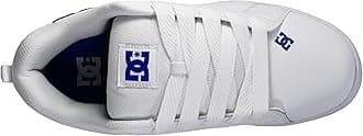 DC Court Graffik, White/Grey/Blue, 7.5