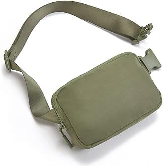 Belt Bag for Women Men Fashionable Crossbody Fanny Pack for Women Waist Bag with Adjustable Strap Green