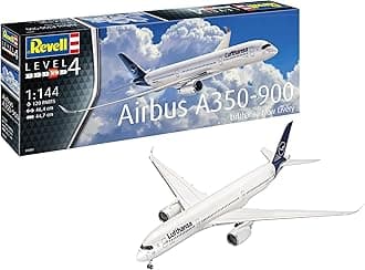 Revell 03881 Airbus A350-900 Lufthansa New Livery 1:144 Scale Unbuilt/Unpainted Plastic Model Kit