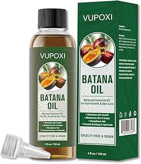 Batana Oil for Hair Growth | Dr. Sebi approved | Sourced from Honduras | Eliminates Split Ends | Prevents Hair Loss | Promotes Hair Thickness | 100% Natural Organic Hair Oil - 4 fl oz