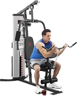 Multifunctional Workout Station 100lbs to 200lbs Stack Home Gym for Weightlifting and Bodybuilding