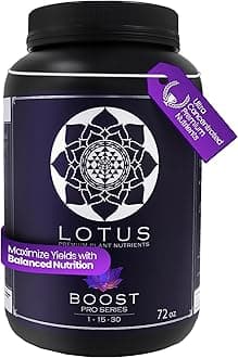 Boost Pro Series Bloom Booster and Yield Enhancer, Boost Any Plant Feeding Recipe for Turbo-Charged Flower Density/Oil Production, Amino Nitrogen Formula for Soil, Hydroponics and Coco Coir - 72 oz
