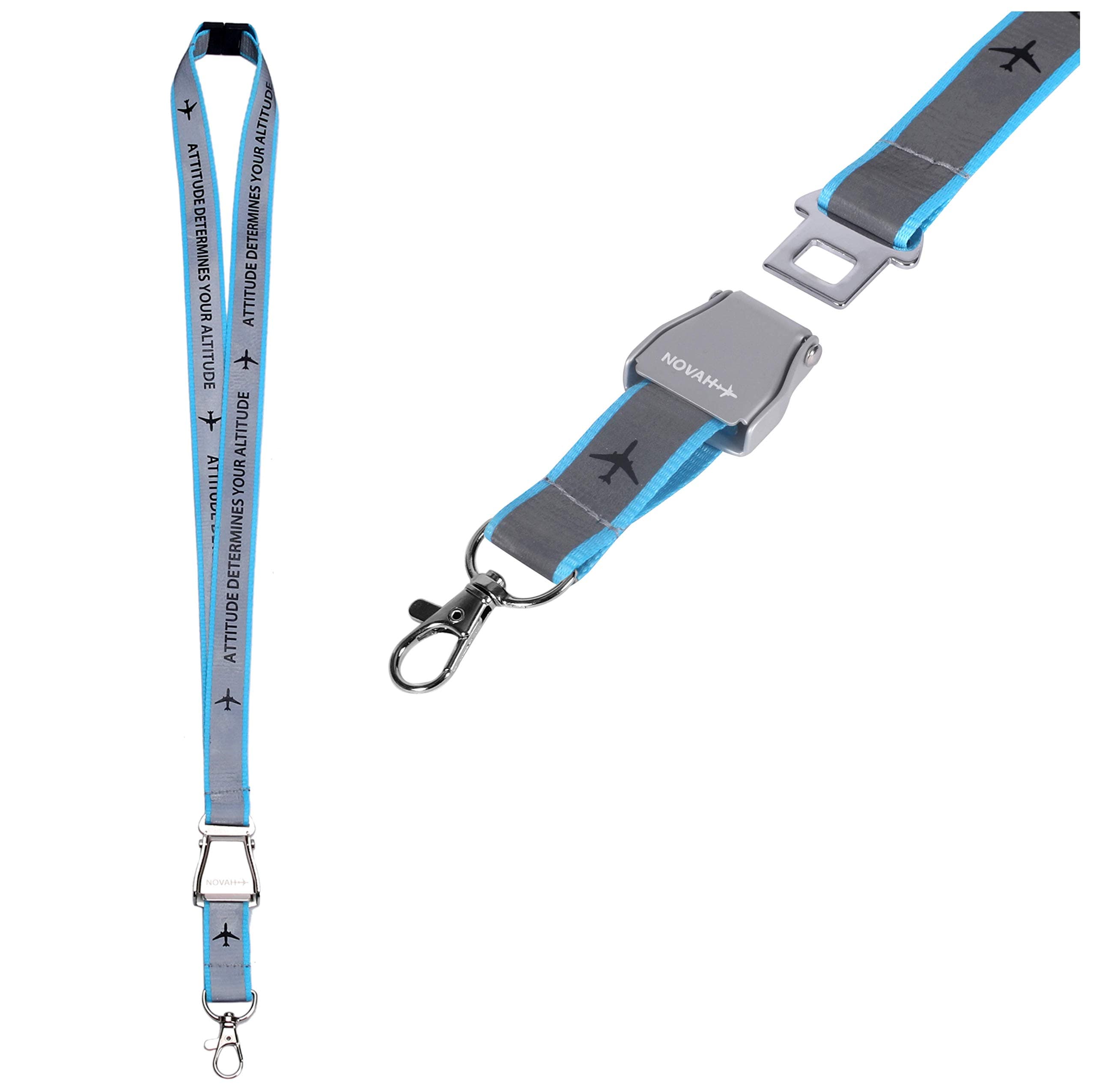 Novah Neon Reflective Aviation Lanyard (BLUE)