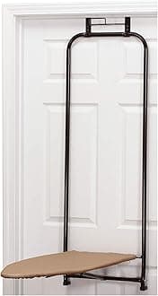 Over-The-Door Steeltop Ironing Board