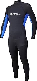 LemorecnMen's Wetsuit 3/2mm and 5/4mm,Full Wetsuits for Men and Women,Wetsuits for Diving Snorkeling Surfing Swimming