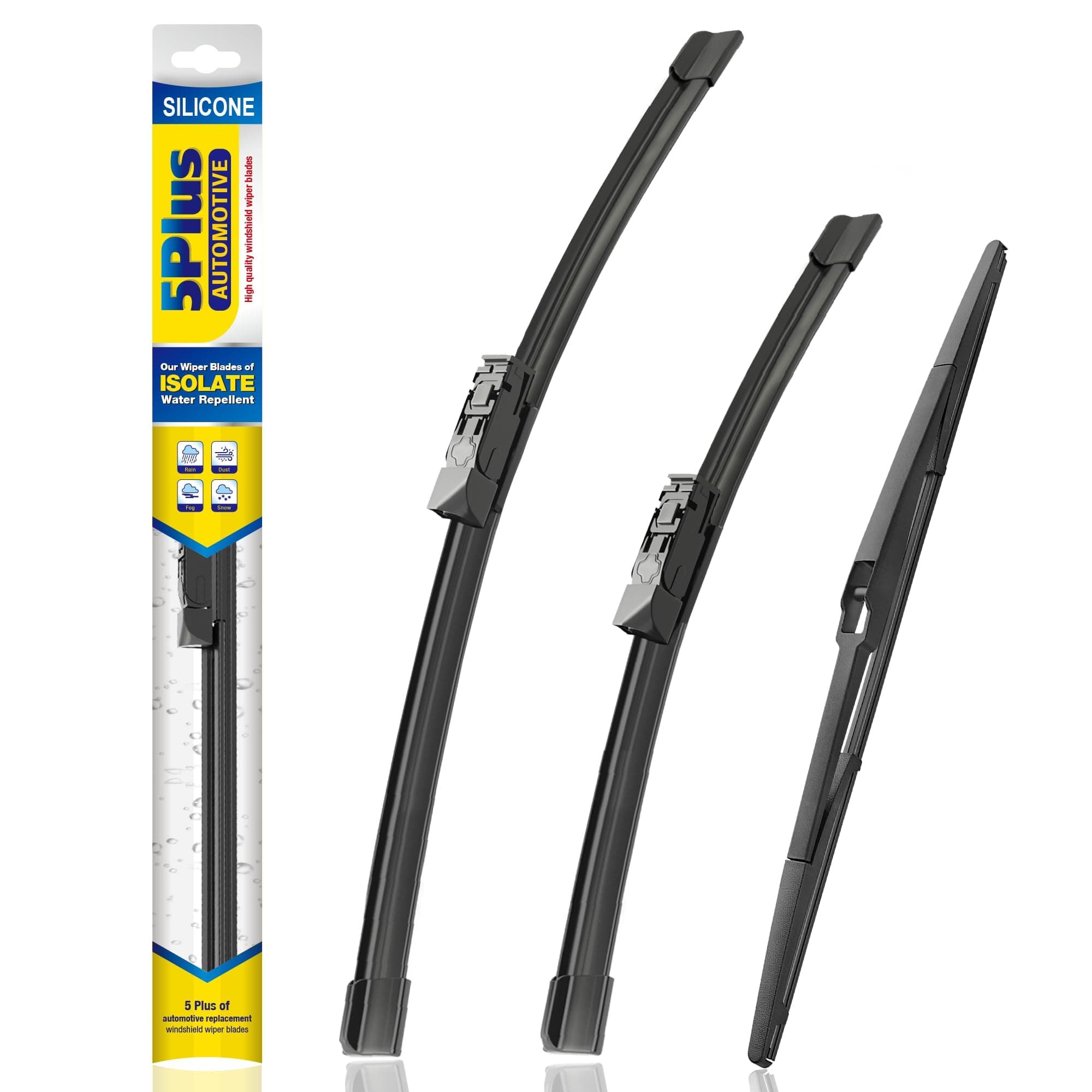 Silicone Windshield Wipers Replacement for 2016 2017 2018 2019 2020 2021 2022 Toyota Prius Wiper Blades(Set of 3),Automotive Replacement Windshield Wiper Blades For My Car-28"/16"/16"