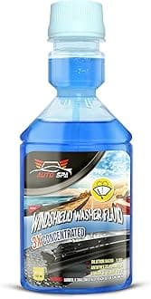 Windshield Washer Fluid For Car Liquid -150ML (Only 10ML Enough For 1LTR Tank) 3X Concentrated Glass Cleaning Additive | Smooth Wiper Action & Anti-Haze Night Vision | Perfect for Long Drives