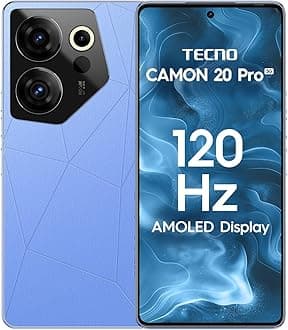 TECNO Camon 20s Pro 5G (Serenity Blue, 8GB RAM,256GB Storage)| MediaTek Dimensity 8020 Processor | 64MP RGBW(G+P) OIS Rear Camera|6.67 FHD+ Big AMOLED Screen
