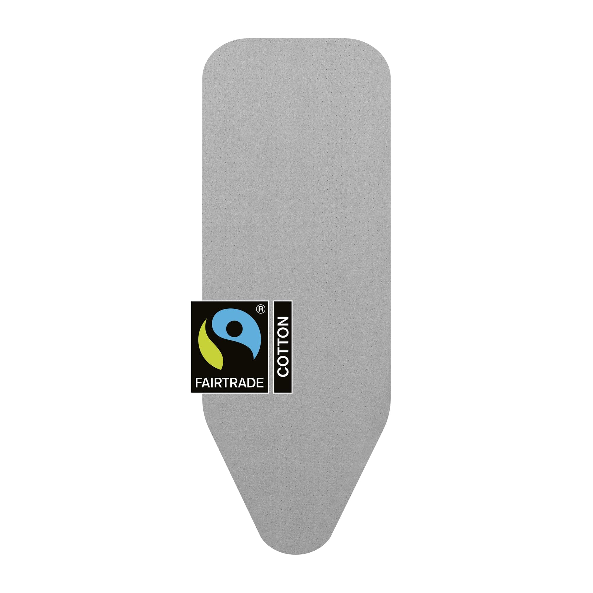 Brabantia Ironing Board Cover, metallized top Layer Without Underlay, Size C - Wide, Gray