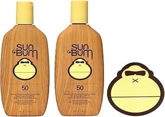 Original Spf 50 Sunscreen Lotion with Sonny Sticker Vegan and Hawaii 104 Act Compliant (Octinoxate & Oxybenzone Free) Broad Spectrum Moisturizing UVA/UVB Sunscreen With Vitamin E 8 oz 2 Pack
