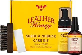 Suede & Nubuck Care Kit: Cleaner, Protector, Suede Brush & Eraser: Clean, Protect & Restore Shoes, Boots, Uggs, Furniture, Jackets, Bags and Apparel. Safe for Any Color