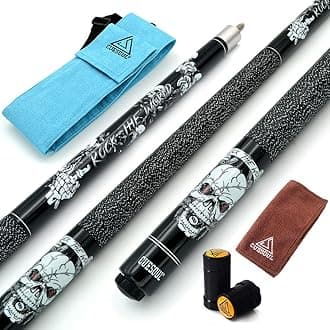 CUESOULROCKIN Series 58" 19/20/21oz Maple Pool Cue Stick Set