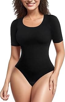 Womens Bodysuit Shapewear for Tummy Control Seamless Sleeveless Tank Tops Body Shaper