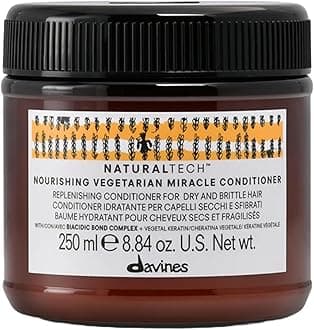 Naturaltech Nourishing Vegetarian Miracle Conditioner, Restructuring & Hydrating for Dry & Damaged Hair - With Vegetal Keratin - Deeply Moisturizes Dry Hair, 8.45 Fl Oz