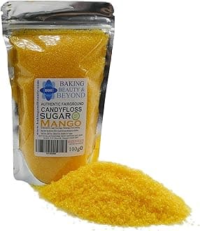 Baking Beauty and Beyond Premium Candy Floss Sugar 100g - Mango Flavour