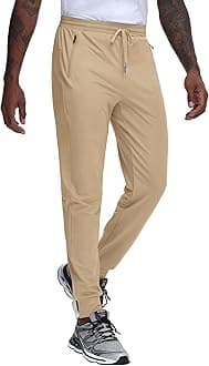 JWM Regular/Tall Mens Athletic Joggers Lightweight Workout Running Gym Training Pants Tapered Sweatpant