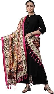 RANI SAAHIBA Women's Art Silk Dupatta