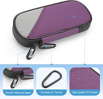 Gelozid Insulin Cooler Case 2 Color (Purple with Gray)