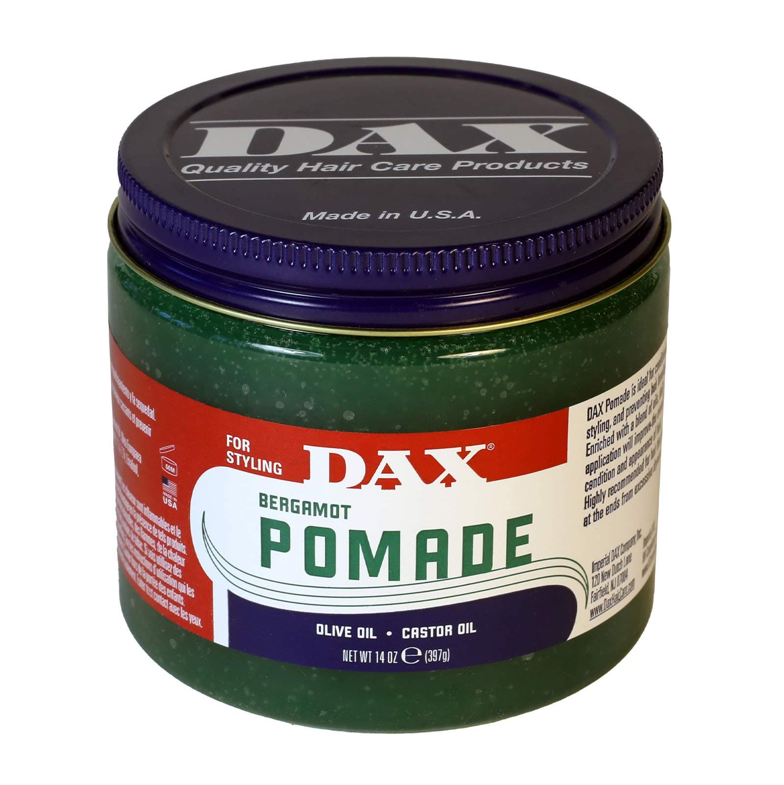 DAX Pomade (Bergamot) 14 oz. Jar