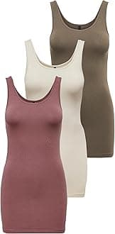 ONLYWomen's Onllive Love Long Tank Top Noos
