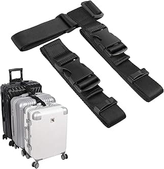 Vigorport Add A Bag Luggage Strap, Strap Three Suitcases Togther Luggage Accessories, 2 Pack