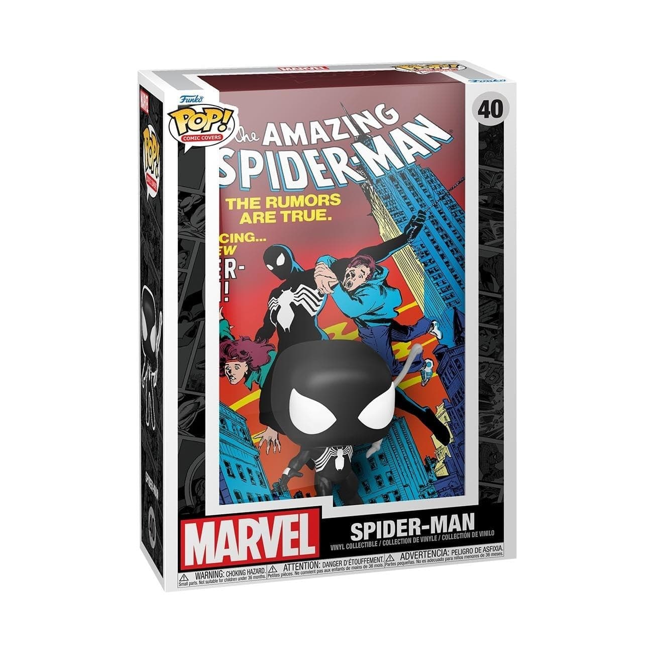 Pop! Comic Cover: Marvel - Amazing Spider-Man #252 - Spider-man - Collectable Vinyl Figure - Gift Idea - Official Merchandise - Toys for Kids & Adults - Comic Books Fans