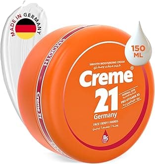 Creme 21 Smooth Moisturizing Cream - 150ml | Face, Body & Hand Moisturizer with Pro Vitamin B5 | Restores Skin's Natural Moisture | Lighweight & Non Sticky | Suitable for Normal Skin | Made in Germany