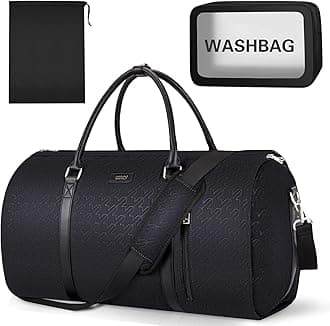 Garment Bag for Travel Convertible Carry On Garment Bag Large Travel Duffel Bags for Women 2 in 1 Hanging Suitcase Suit Travel Bags for Women & Men 3pcs Set