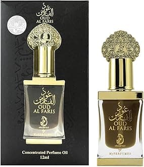 My Perfumes OUD AL FARIS from ARABIYAT Non Alcoholic Attar or Concentrated Perfume Oil for Men and Women 12ml