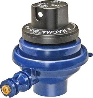 Products Control Valve Regulator – X-Low, Low, Medium & High Output Options for Magma Grills – Connects to 1lb Propane Gas Bottles – 1 Year Warranty