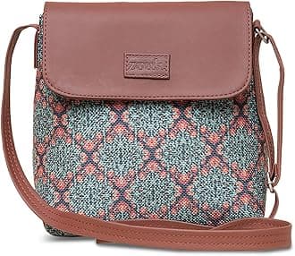 ZOUK Flap Sling Bag | Crossbody Bags for Women | Women's Handbags | Stylish | Vegan Leather Evening Bag | Travel & Office Use | Purse and Wallet |