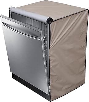 Waterproof & Dustproof Dishwasher Cover Suitable for IFB LG Bosch Voltas Samsung Midea (Beige)