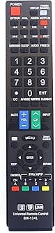 Sharp GB004WJSA Universal Remote Control for All Sharp Brand TV, Smart TV - 1 Year Warranty