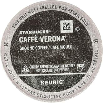 Starbucks Caffe Verona Dark, K-Cup for Keurig Brewers, 96 Count