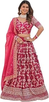 indian ready to wear lehenga choli for women flared party night with stitched blouse LW-7080