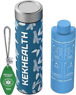 Compact 60H Insulin Pens Cooler Trave Case Medication Cooler for Travel Medicine Cooler TSA Approved Medical Travel Cooler Bag Epipen Carry Case Diabetic Cooler with QR Medical Tag(Hazel)